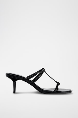 Mules de salto- Preto