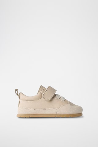 Sapatilhas em nobuck - Bege