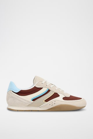 Sapatilhas em nobuck - Bege