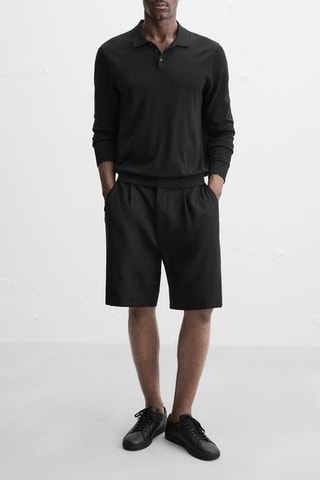 Sapatilhas em couro - Preto