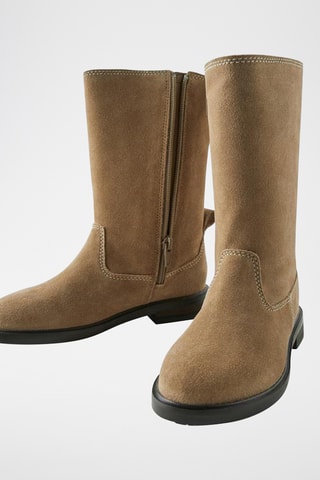 Botins em nobuck - Bege