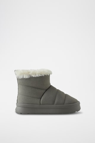 Botins forrados - Cinzento-escuro