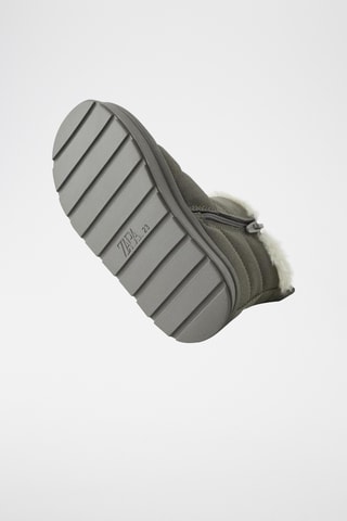 Botins forrados - Cinzento-escuro