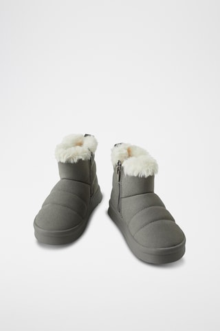 Botins forrados - Cinzento-escuro