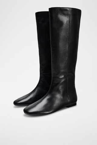 Bottes en cuir - Noir