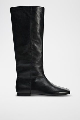 Bottes en cuir - Noir