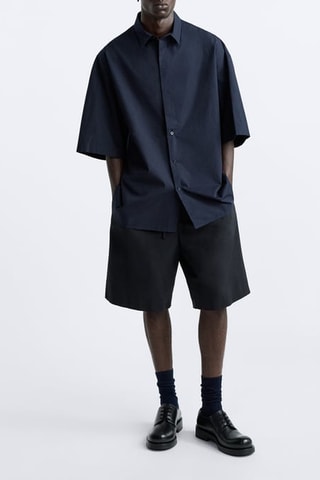 Derbies em couro - Preto