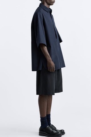 Derbies em couro - Preto