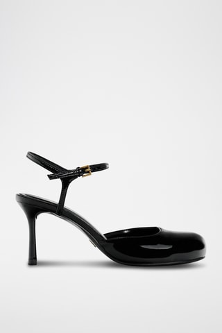 Sapatos de salto envernizados - Preto