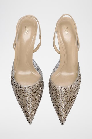 Sapatos de salto - Prateado