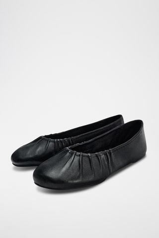 Sabrinas em couro - Preto