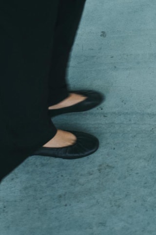 Sabrinas em couro - Preto