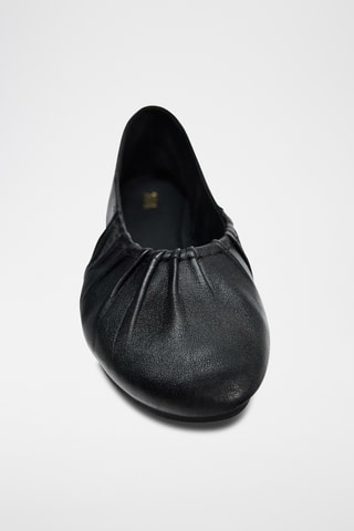 Sabrinas em couro - Preto