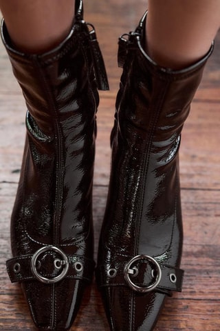 Bottines vernies - Noir