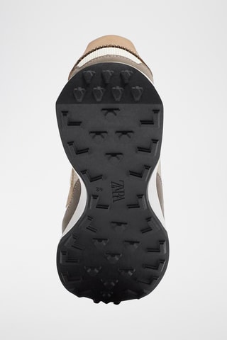 Sapatilhas - Castanho e bege