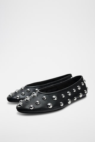 Sabrinas em couro - Preto