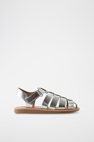 Sandálias romanas - Prateado