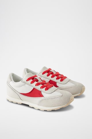 Sapatilhas em couro - Branco