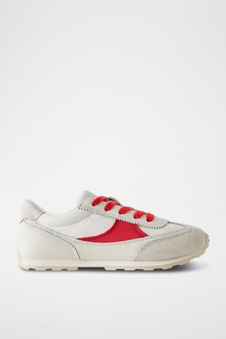 Sapatilhas em couro - Branco