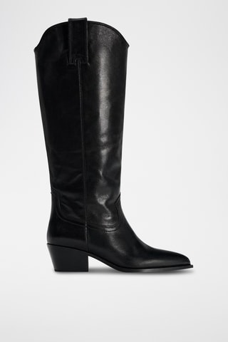 Bottes en cuir - Noir