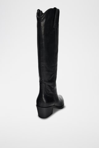 Bottes en cuir - Noir