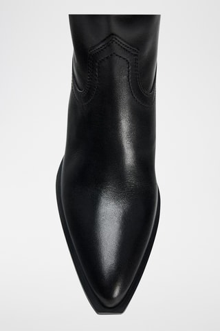 Bottes en cuir - Noir