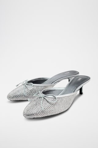 Mules de salto- Azul-celeste