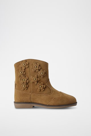 Botins em nobuck - Castanho