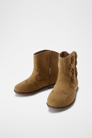 Botins em nobuck - Castanho