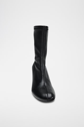Bottines en cuir - Noir