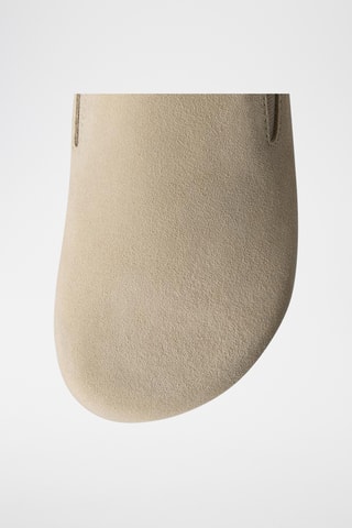 Socas em nobuck - Cru