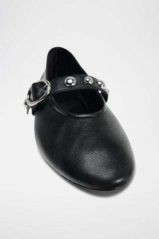 Babies em couro - Preto