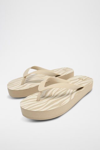 Chinelos de dedo - Bege