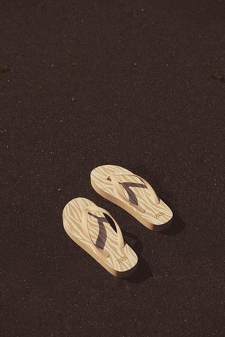 Chinelos de dedo - Bege