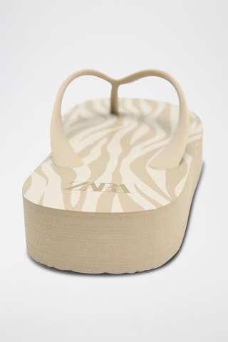 Chinelos de dedo - Bege