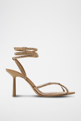 Sandálias de salto- Dourado