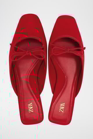 Mules em nobuck - Vermelho