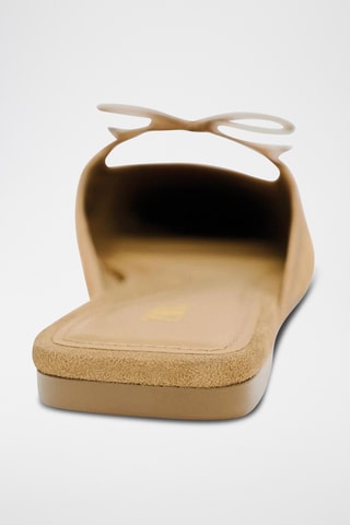 Mules em nobuck - Bege