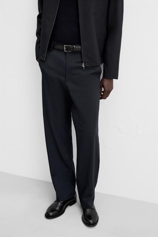 Derbies em couro - Preto