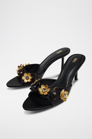 Mules de salto- Preto