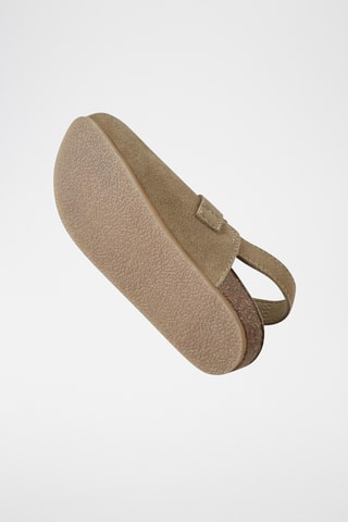 Socas de nobuck - Castanho-claro