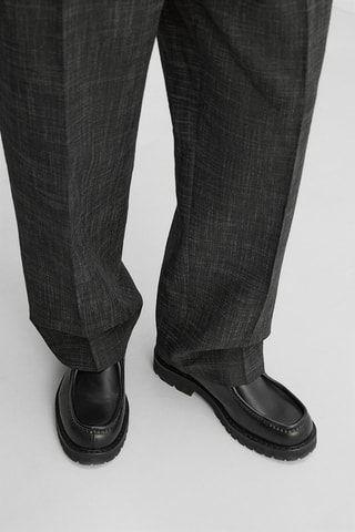 Richelieus em couro - Preto