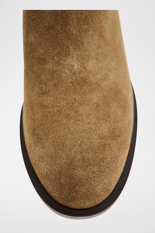 Bottines en nubuck - Marron