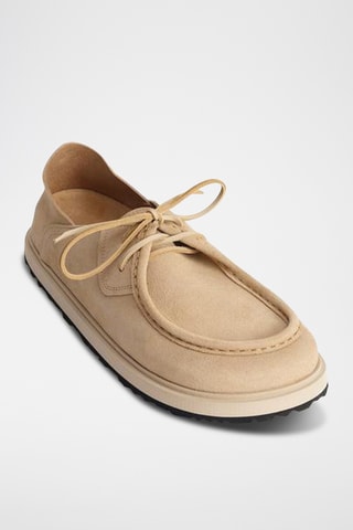 Mocassins em nobuck - Bege