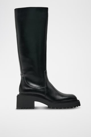 Bottes en cuir - Noir
