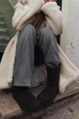 Bottines plateformes - Marron