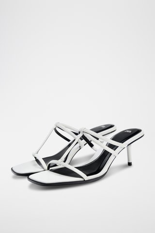 Mules de salto - Branco