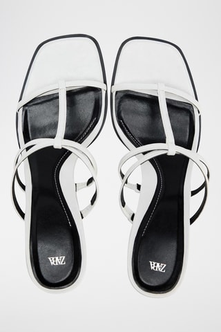 Mules de salto - Branco