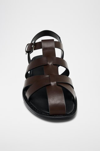 Sandálias - Castanho-escuro