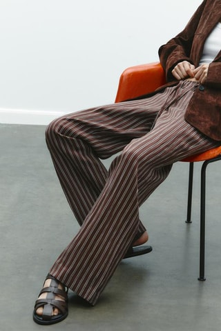 Sandálias - Castanho-escuro